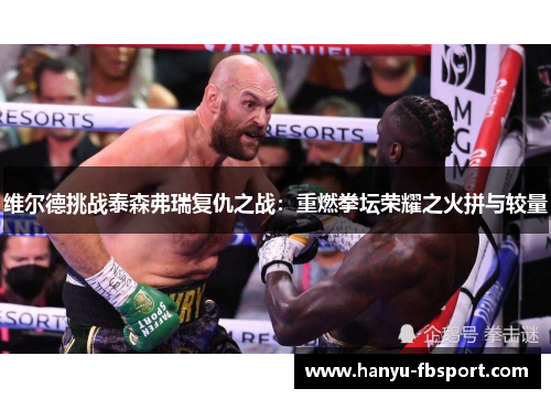 维尔德挑战泰森弗瑞复仇之战：重燃拳坛荣耀之火拼与较量